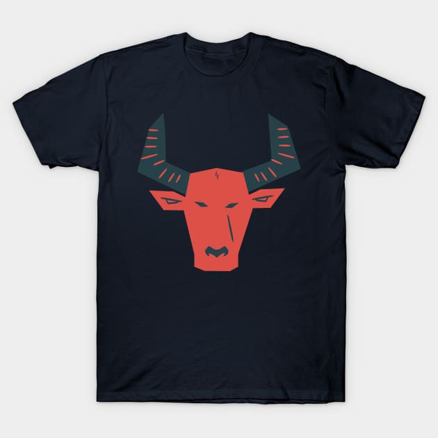 Taurus - The Bull T-Shirt by novaispurple